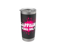 Sapphire Vibes Only Stainless Steel Insulated Tumbler