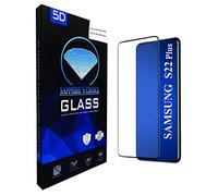 SAPPHIRE'S CHOICE Samsung S22 Plus Screen Protector, Compatible with S22 Plus Screen Protector, Bubble Free, 9H Hardness, Case Friendly, 1 Pack 5D Full Glass