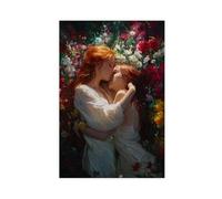Sappho & Love Queens Floral Garden Art Print Lesbian Wall Decor1 1 (1)