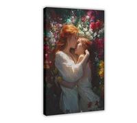Sappho & Love Queens Floral Garden Art Print Lesbian Wall Decor1 1 (1)
