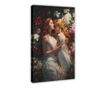 Sappho & Love Queens Floral Garden Art Print Lesbian Wall Decor1 4