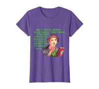 Sappho - May I Write Words Stronger Than Bone T-Shirt, Women, Purple Heather, Small