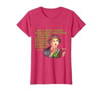 Sappho - May I Write Words Stronger Than Bone T-Shirt, Women, Red Heather, Large