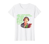 Sappho - May I Write Words Stronger Than Bone T-Shirt, Women, White, XX-Large