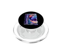 Sapporo City 80s Synthwave Koi Carp Japan Sapporo PopSockets PopGrip for MagSafe