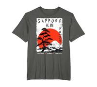 Sapporo City Retro Japanese Ukiyoe-e Artwork Sapporo T-Shirt