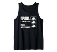 Sapporo Snowy City - Japan Anime Aesthetic Kawaii Vaporwave Tank Top