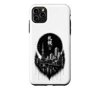 SapporoCity Japan Dark Theme Heritage Japanese Symbology Case for iPhone 11 Pro Max