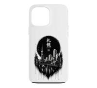 SapporoCity Japan Dark Theme Heritage Japanese Symbology Case for iPhone 13 Pro Max