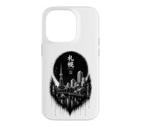 SapporoCity Japan Dark Theme Heritage Japanese Symbology Case for iPhone 14 Pro