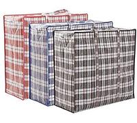 SAPRA®| 10pack value| Extra Large Strong and Durable Jumbo Bags for laundry shopping moving storage with zipped and Reusable assorted (XL)