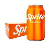 Saprite Tropical Mix - USA Imported Fizzy Drink, 355ml Cans (Pack of 12), Perfect for Parties - Ideal for gatherings, celebrations, and social events