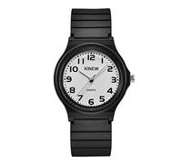 Saq-12018 Quartz Children Camouflage Wristwatch Silicone Watch Analog Sports Men's Watch (B, One Size)