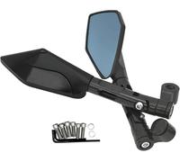 SAQIYEU Motorbike Mirror Compatible With For Z800 For Z1000 Motorcycle Handlebar Mirror Motorcycle Rear Side Mirror The Motorcycle Side Rearview Mirror