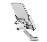 SAQIYEU Motorbike Mirror Phone Mount Compatible With Kymco For XCITING250 300 400 Kxct For Downtown DT 250i 300i 350i Xtown Motorcycle Handlebar Mobile Phone Holder GPS Stand