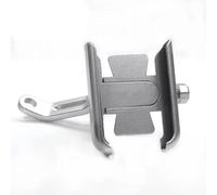 SAQIYEU Motorbike Mirror Phone Mount Compatible With NIU N1 N1S M1 U1 M+ NGT Motorcycle Handlebar Rearview Mirror Mobile Phone Holder GPS Stand Bracket CNC