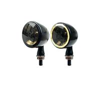 SAQPOFGM Bullet Motorcycle Turn Signal Light Blinker 3 In 1 Indicator Front Running Rear Brake Stop Lights For BUELL
