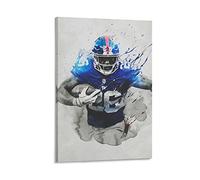 Saquon Barkley Artwork Poster Decorative Painting Canvas Wall Art Living Room Posters Bedroom Painting 08x12inch(20x30cm)