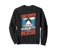 SAR Diver Turning Darkness Into Rescue Sweatshirt