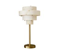 SARA alabaster-effect table lamp