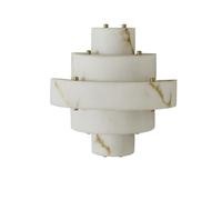 SARA alabaster-look wall light