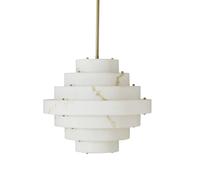 SARA Art Deco Alabaster Chandelier