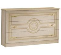 Sara Beige Italian 3 Drawer Dresser