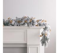 Sara By Sara Davies 180cm Pre Lit Winterluxe Fir Garland NATURAL