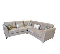 Sara Corner Sofa Fabric Cream/beige