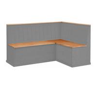 Sara Kitchen Corner Bench S In Grey Wax