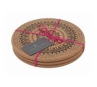Sara Miller Artisan Noir Set of 3 Round Cork Trivets 226 (d) x 12mm