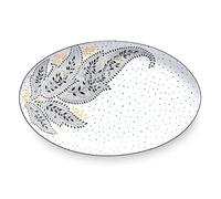Sara Miller Artisanne Noir Large Oval Serving Platter