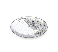 Sara Miller Artisanne Noir Medium Oval Serving Platter