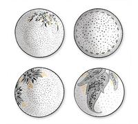 Sara Miller London Artisanne Noir Set of 4 Cereal Bowls