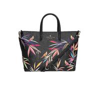 Sara Miller Black Bamboo Medium Tote Bag Black