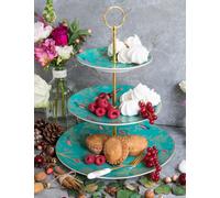 Sara Miller Chelsea Cake Stand Green
