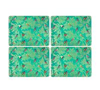 Portmeirion Placemats Sara Miller Chelsea Collection Green Birds Set of 4