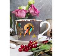 Sara Miller Chelsea Cup & Saucer Dark Grey