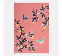 Sara Miller Coral Butterfly Brithdays and Address Contacts Book