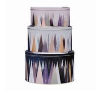 Sara Miller Frosted Pines Collection Set of 3 Cake Tins