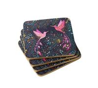 Sara Miller India Collection Hummingbird Paradise Coasters Set of 4