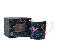 Sara Miller India Collection - Hummingbird Paradise Mug - Deep Blue