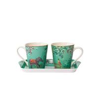Sara Miller India Mug and Tray Set