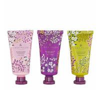 Sara Miller London Hand Cream 3x 30ml, Moisturiser Enriched with Passion Flower and Frangipani, Beauty Gift For Her, Travel Size, Cruelty and Vegan Friendly, Fits in Tote, Cosmetic and Sports Bag