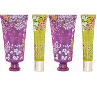 Sara Miller London Hand Cream 50ml Lip Gloss 10ml, Passion Flower Scent (Pack of 2)