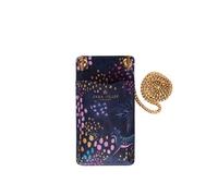 Sara Miller London Phone Crossbody Pouch, Wallet with Card Holders, Women's Travel Bag with Chain Strap, Midnight Leopard Blue