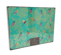 Sara Miller London Placemats Green Birds Set of Four Cork Based from Portmeirion