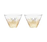 Sara Miller SM79261-XD Portmeirion Chelsea Collection Glass Bowls Boxed Set of 2, Porcelain