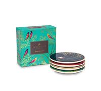 Sara Miller London Set of 4 Ceramic Coasters Gift Boxed, 10cm