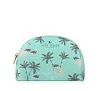 Sara Miller London Small Toiletry Cosmetic Washbag, 12.5H x 6.2D x 17L cm | Zip Closure Make Up Organiser for Beauty Essentials, Travel Size, Vegan and Cruelty Friendly Gift